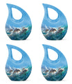 Joyful Dolphins Famiy Urn For Cremation - Funeral Urn for Loved Ones