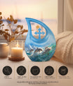 10-inch Joyful Dolphin Pod Urn 