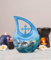 10-inch Joyful Dolphin Pod Urn 