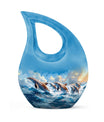 Skyward Dolphin Leap Urn, 