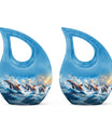 Skyward Dolphin Leap Urn, 