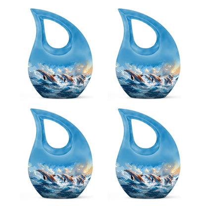 Skyward Dolphin Leap Urn, 