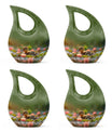 Duck Urn For Ashes Adult Men - Floral Cremation Ashes Urn