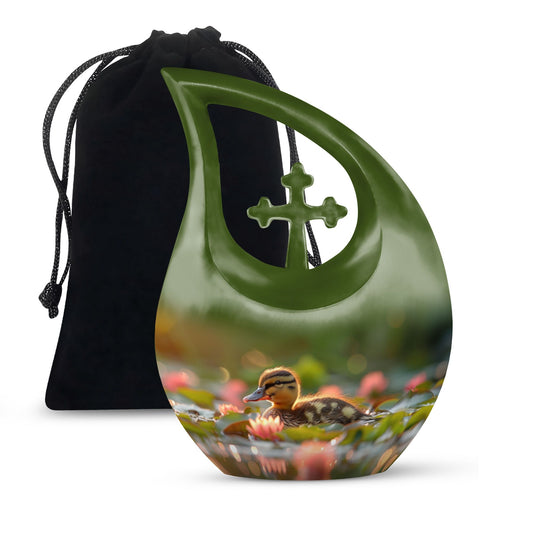 10 Inch Duckling's Dusk Adventure Urn 