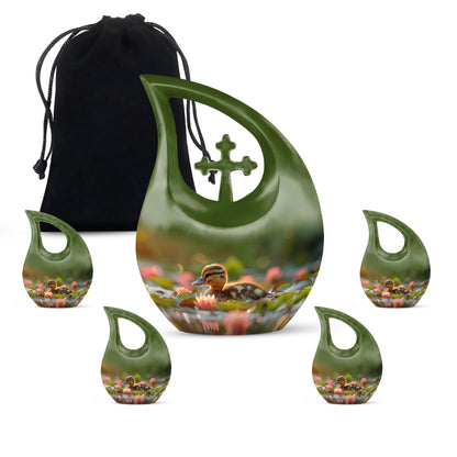 10 Inch Duckling's Dusk Adventure Urn 