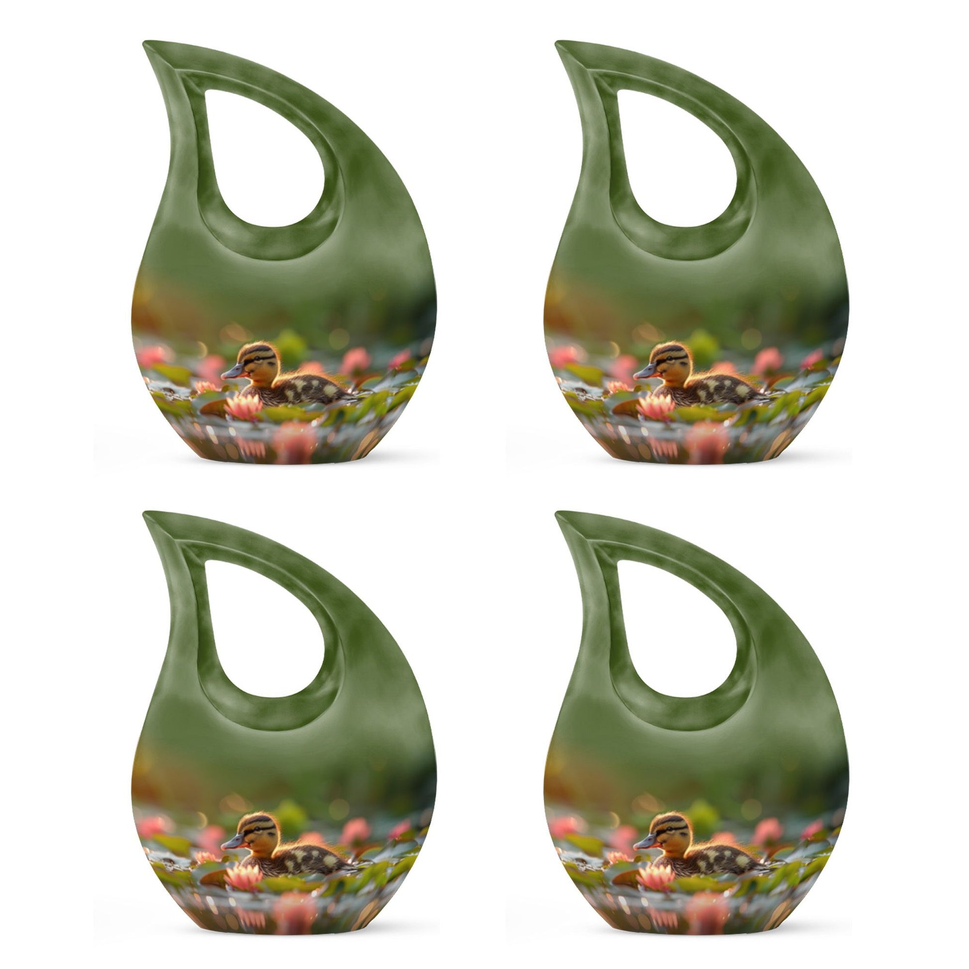 10 Inch Duckling's Dusk Adventure Urn 