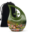 Duck Urn For Ashes Adult Men - Floral Cremation Ashes Urn