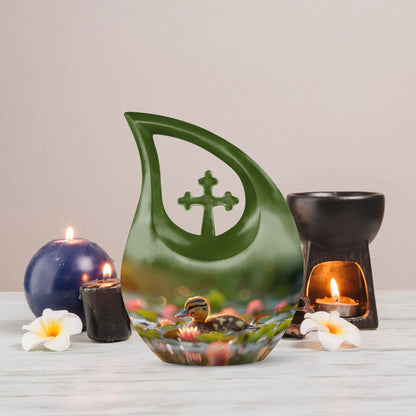 10 Inch Duckling's Dusk Adventure Urn 