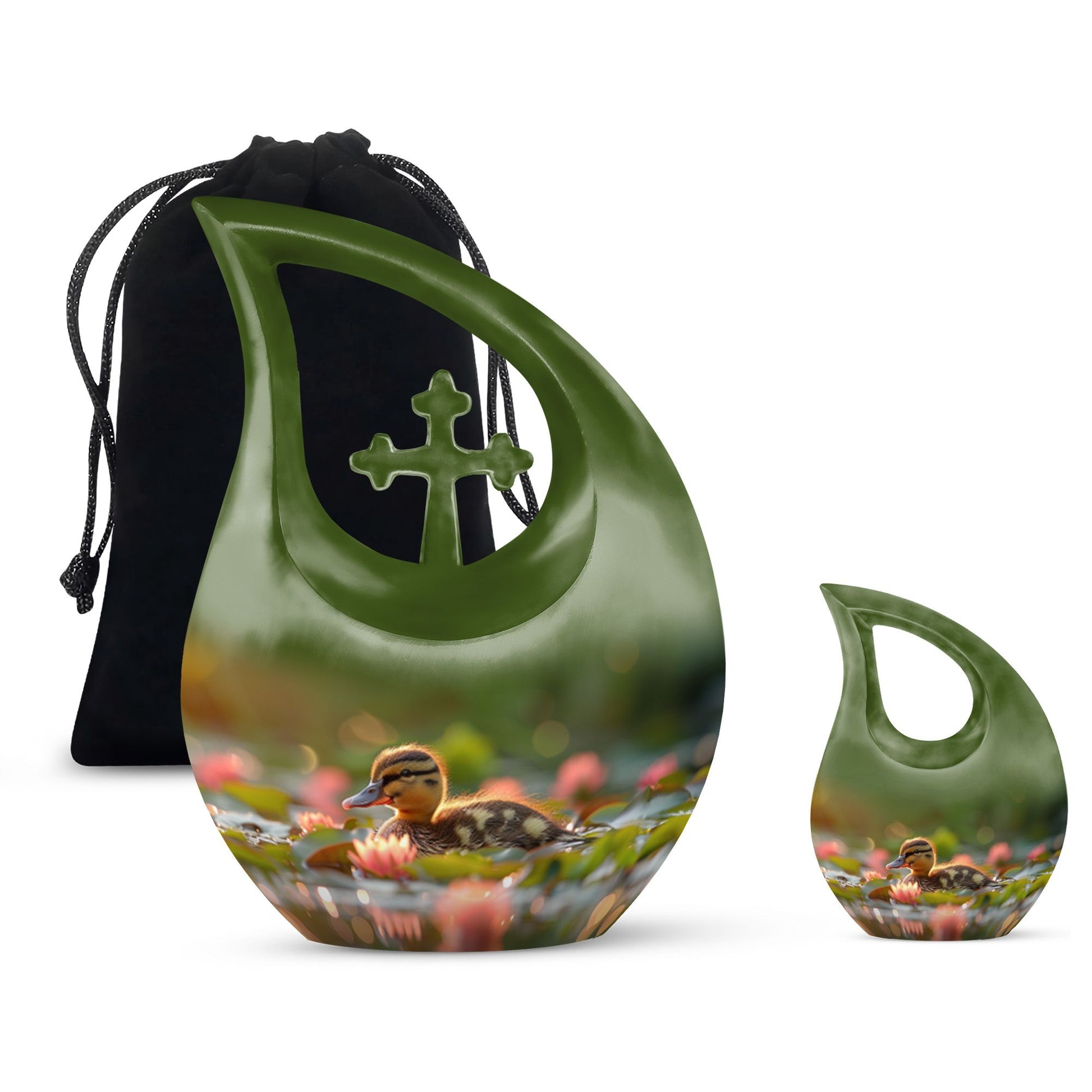 10 Inch Duckling's Dusk Adventure Urn 