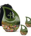 Duck Urn For Ashes Adult Men - Floral Cremation Ashes Urn