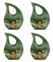 Animated Duckling's Urn For Adults - Duck Funeral Cremation Urn For Ashes