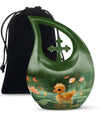 Animated Duckling's Urn For Adults - Duck Funeral Cremation Urn For Ashes