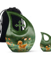 Animated Duckling's Urn For Adults - Duck Funeral Cremation Urn For Ashes
