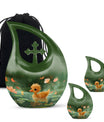 Animated Duckling's Urn For Adults - Duck Funeral Cremation Urn For Ashes