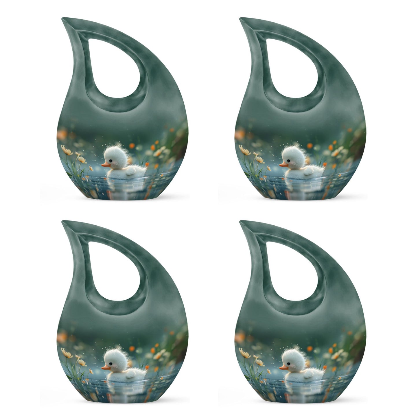 Personalized Bird Memorial Urn for Women - 10-inch, 200 cu in - Yatskia
