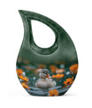 Duck Urn Memorial For Women - Funeral Cremation Urn For Ashes