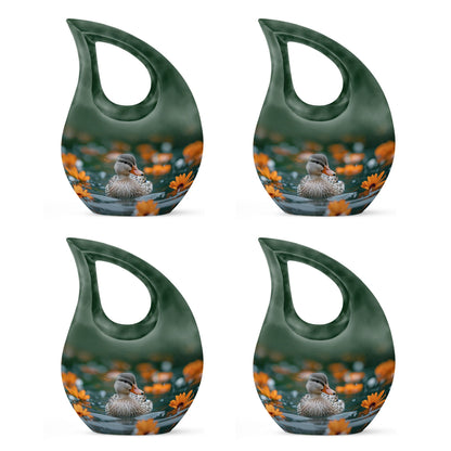 Personalized Bird Cremation Urn for Women - 10-inch, 200 cu in - Yatskia