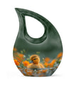 Golden Duckling Memorial Urn Set - Duck Cremation Urn For Ashes