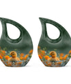 Golden Duckling Memorial Urn Set - Duck Cremation Urn For Ashes