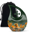 Golden Duckling Memorial Urn Set - Duck Cremation Urn For Ashes