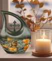 10-inch Duckling's Sunset Bloom Urn 