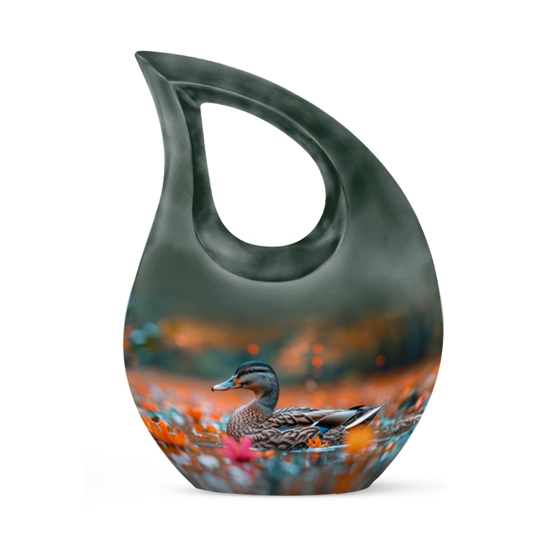 Duck Cremation Ashes Memorial Urn - Funeral Urn For Men & Women