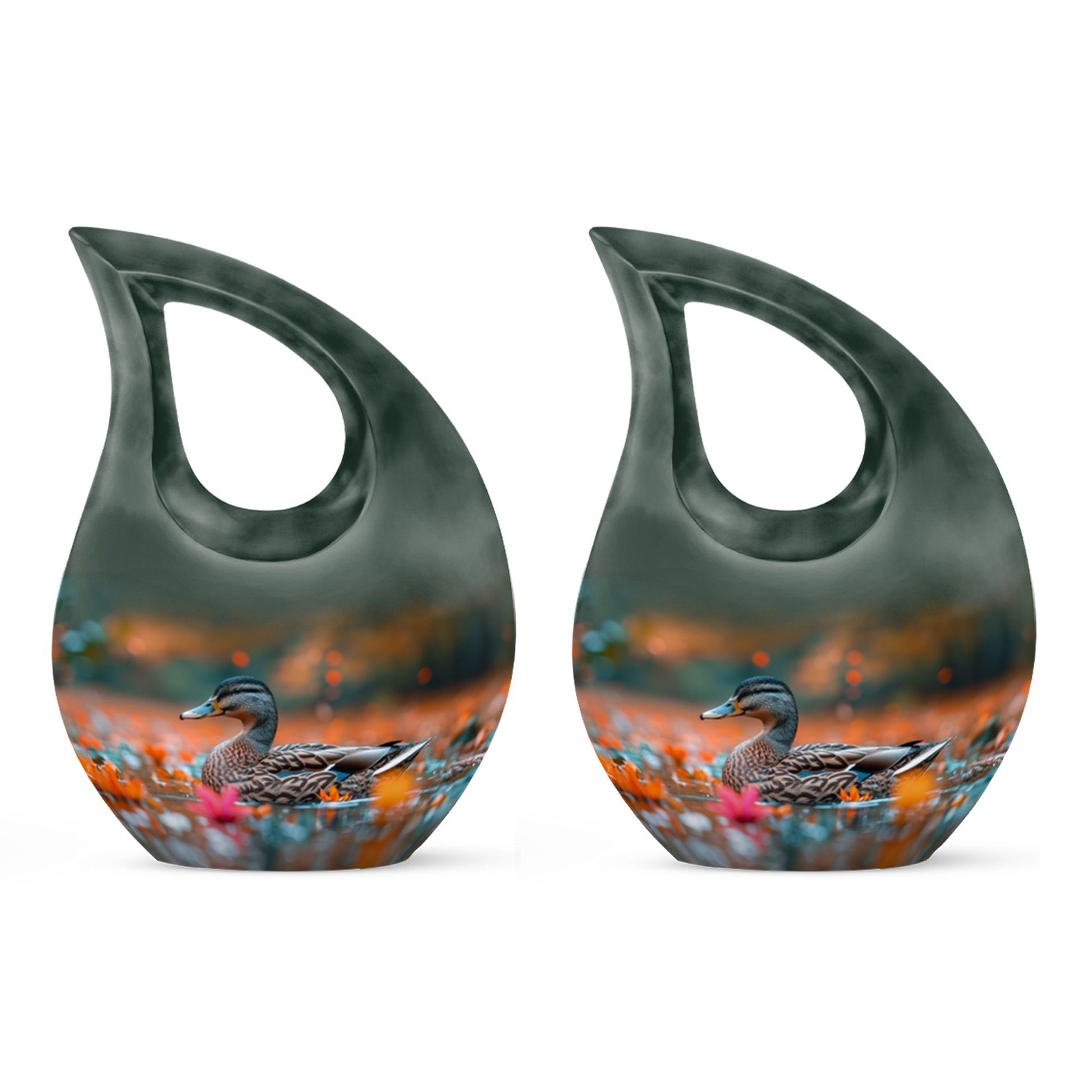 Duck Cremation Ashes Memorial Urn - Funeral Urn For Men & Women
