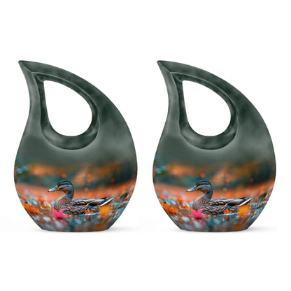 Personalized Bird Cremation Urn for Men & Women - 10-inch, 200 cu in - Yatskia