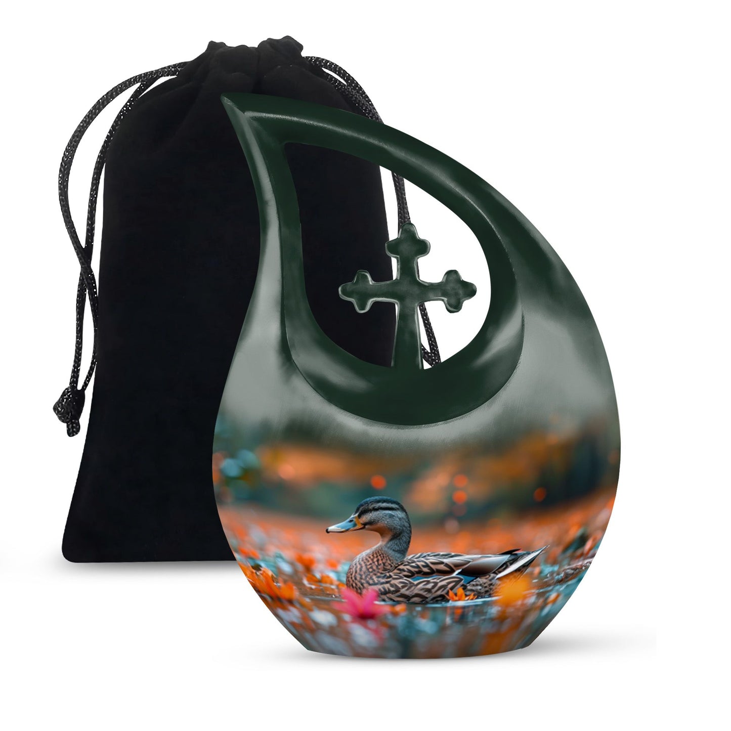 Personalized Bird Cremation Urn for Men & Women - 10-inch, 200 cu in - Yatskia