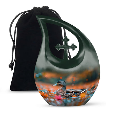 Personalized Bird Cremation Urn for Men & Women - 10-inch, 200 cu in - Yatskia