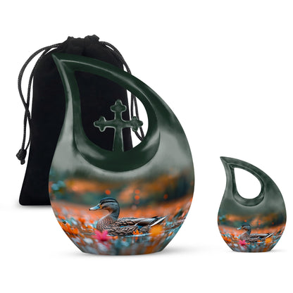 Personalized Bird Cremation Urn for Men & Women - 10-inch, 200 cu in - Yatskia