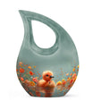 Large 10 Inch, Duckling's Blossom Drift Memorial Urn 