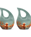 Large 10 Inch, Duckling's Blossom Drift Memorial Urn 