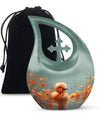 Baby Duck Memorial Urn Combo Set - Large And Keepsake Ashes Urn