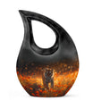 10-inch Sunset Tiger Solace Urn 