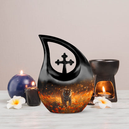 10-inch Sunset Tiger Solace Urn 