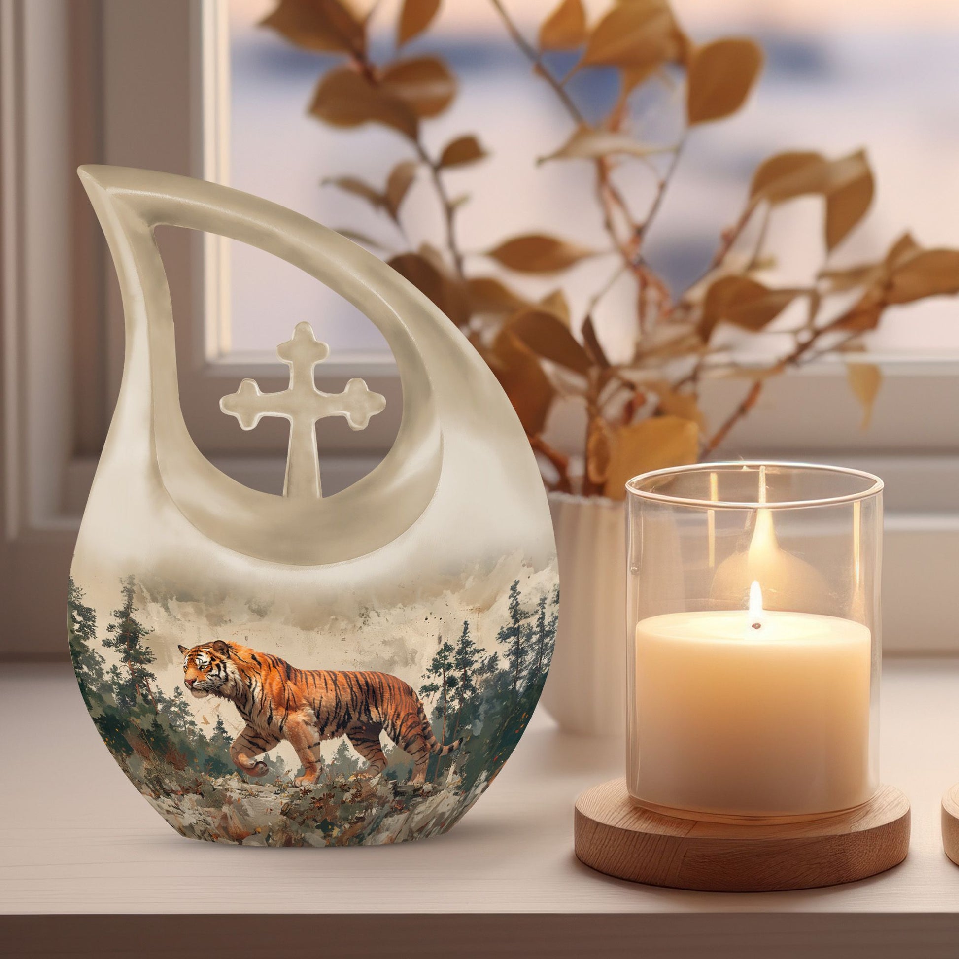 10-inch Wilderness Kingdom Urn,