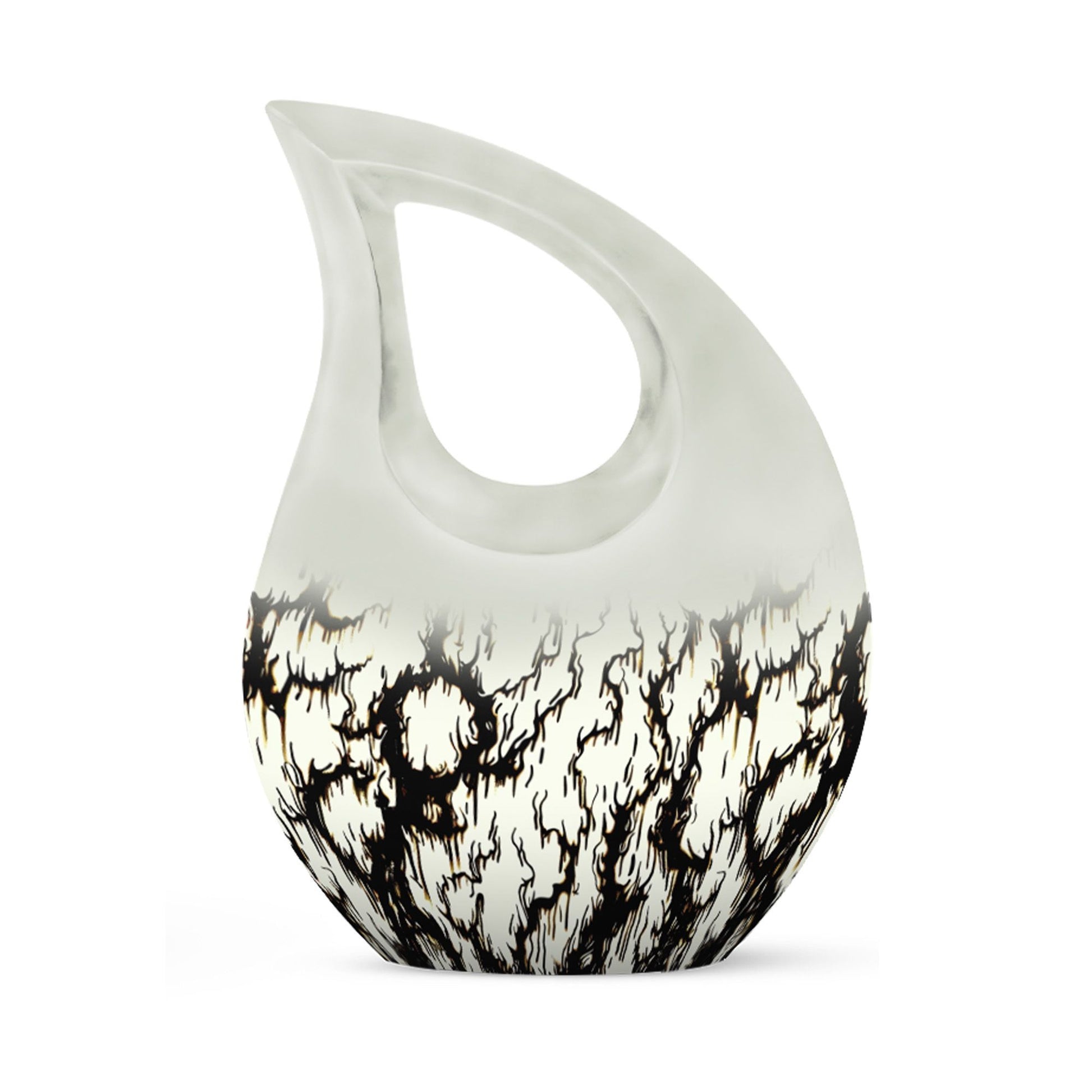 10-inch Ink Rorschach urn