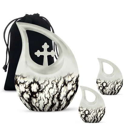 10-inch Ink Rorschach urn