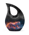Tiger Funeral Urn - Urn Small Burial Urns For Adult Human Ashes