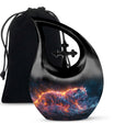 10-inch Cosmic Blaze Urn, 