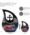 10-inch Cosmic Blaze Urn, 