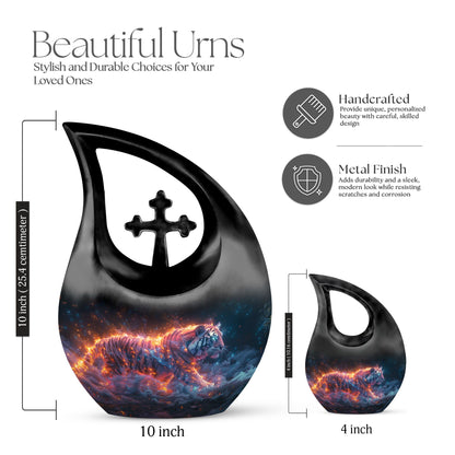 10-inch Cosmic Blaze Urn, 