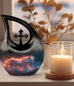 10-inch Cosmic Blaze Urn, 