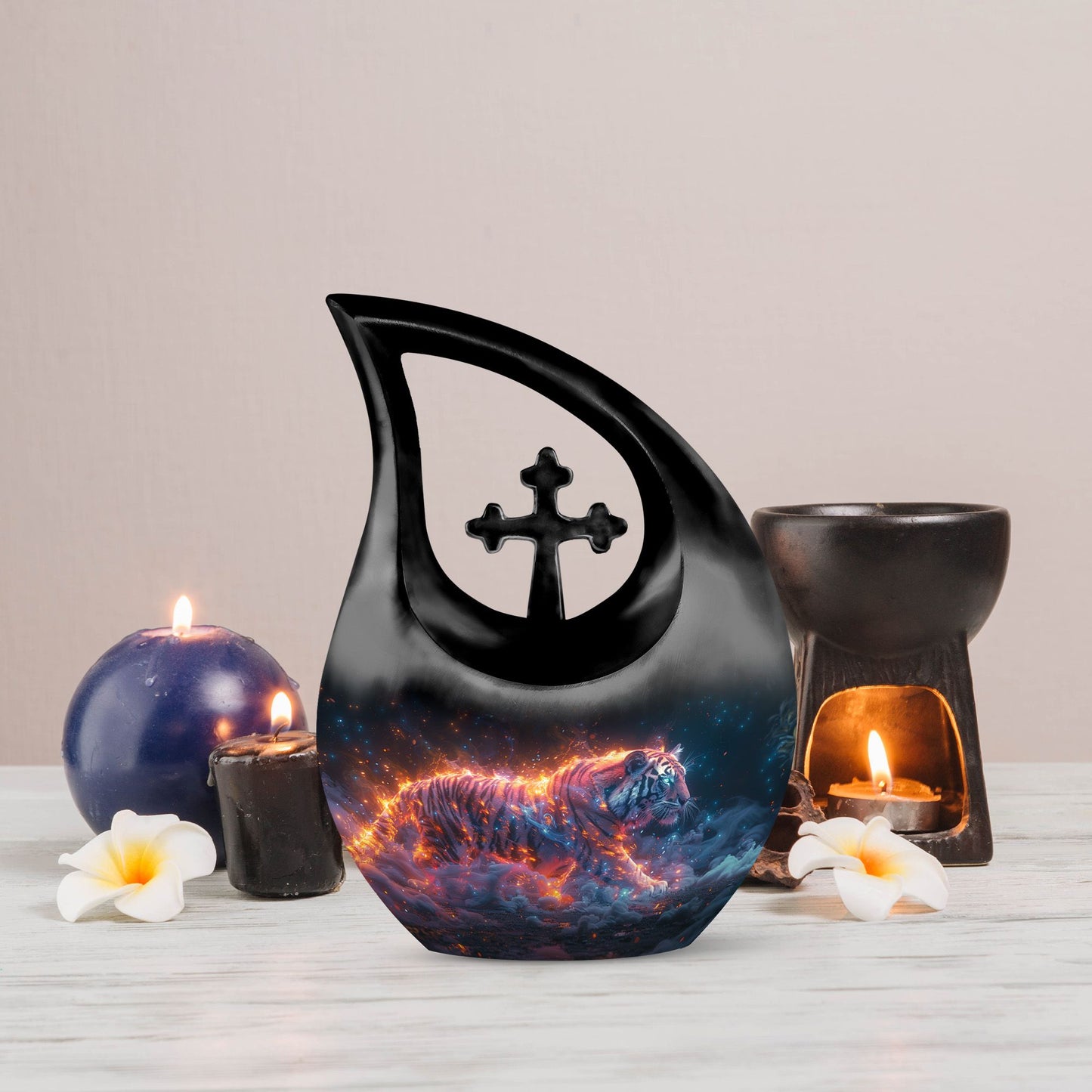 10-inch Cosmic Blaze Urn, 