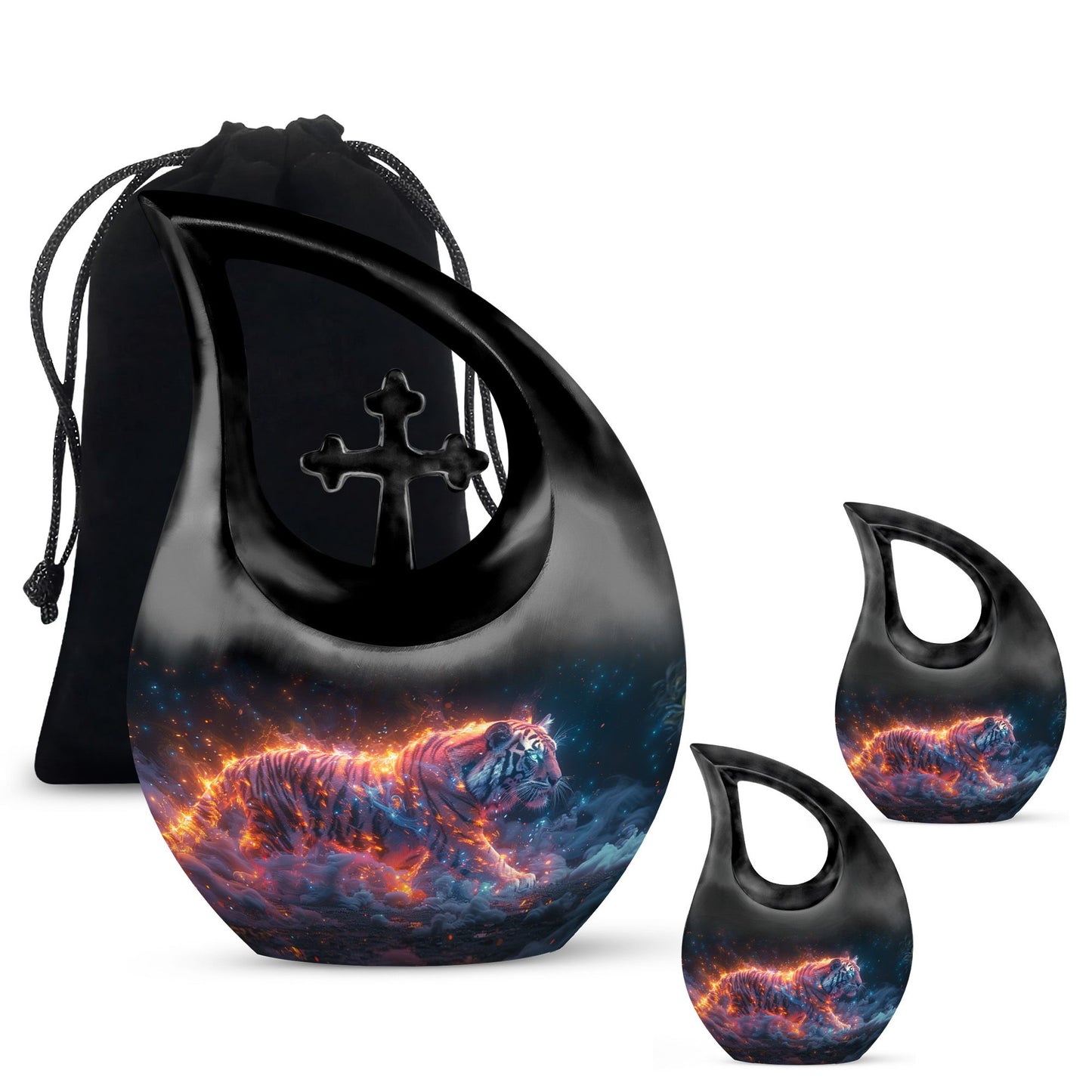 10-inch Cosmic Blaze Urn, 