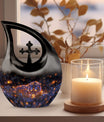 10-inch Starry Night Prowl Urn,