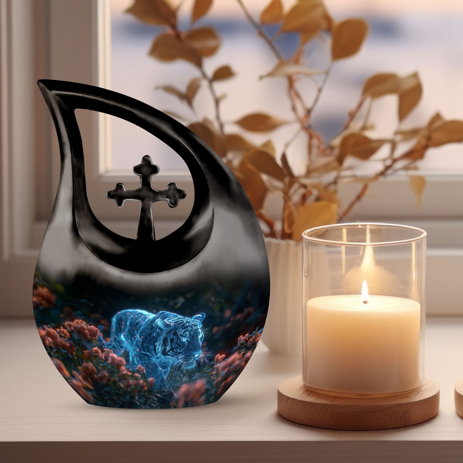 10-inch Spectral Bloom Stealth Urn 