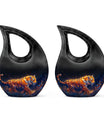 Majestic Tiger Cremation Urn for Human Ashes - Urn for Mom and Dad