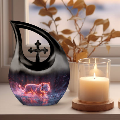 10 Inch Crimson Ember Stalker Memorial Urn